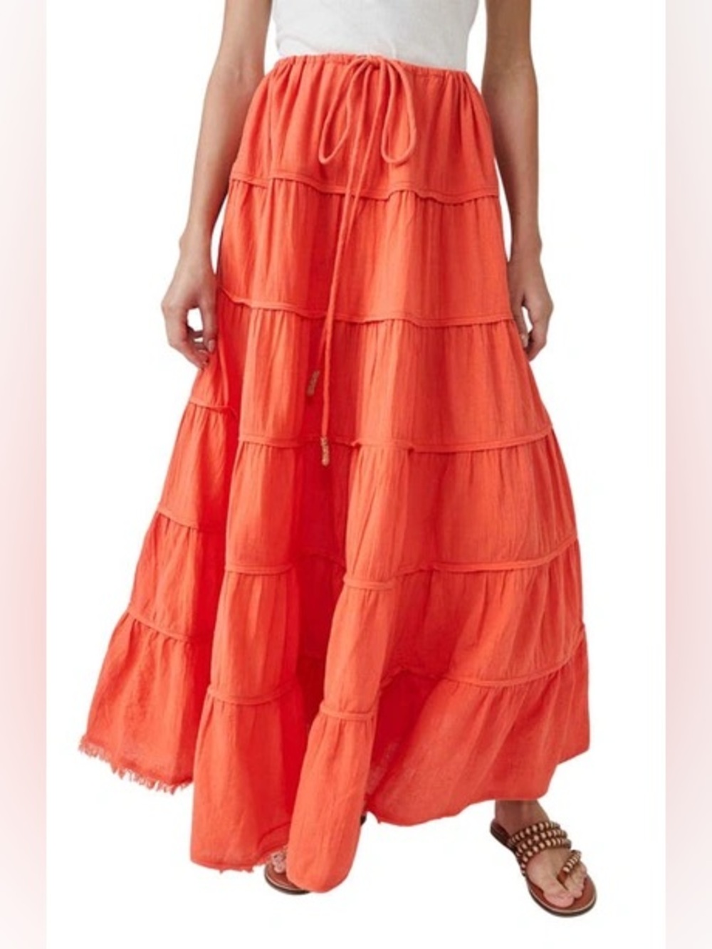 Free People Simply Smitten Maxi Skirt Large - Picture 2 of 6